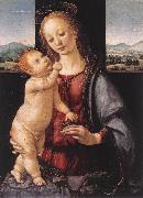 LEONARDO da Vinci Annunciation (detail) st oil painting picture wholesale